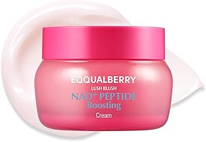 EQQUALBERRY NAD+ Peptide Boosting Cream – NAD+ 5% & 13 Peptides Anti-Aging Korean Skin