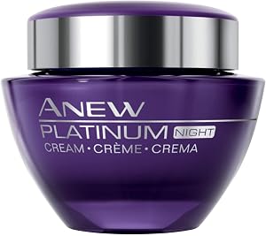 Anew Platinum Night Cream – Anti-Aging Face Cream with Paxillium Technology, Firms, Lifts
