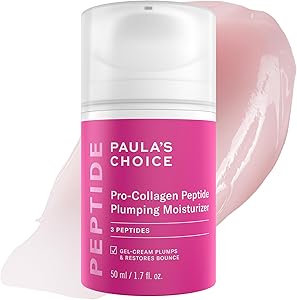 Paula's Choice Pro-Collagen Peptide Plumping Face Moisturizer, Daily Gel Face Cream for De