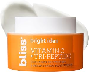 Bliss Vitamin C + Tri-Peptide Brightening Moisturizer | Squalane & Hydration Boosters