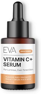 Eva Naturals Vitamin C Serum for Face – Anti Aging Dark Spot Remover & Corrector with Reti