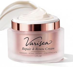 Varisea Anti-Aging Moisturizer – Retinol, Triple Ceramides, Peptides & Hyaluronic Acid Fac