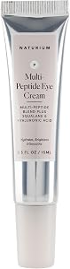 Naturium Multi-Peptide Eye Cream, Smoothing & Anti-Aging Skincare, with Squalene &