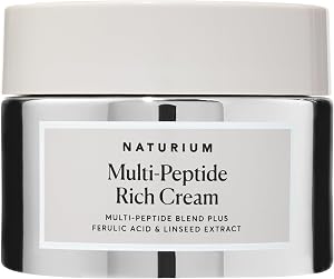 Naturium Multi-Peptide Rich Cream, Hydrating & Nourishing to Help Appearance of Fine L