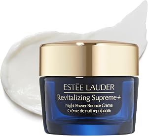 Estée Lauder Revitalizing Supreme+ Night Power Bounce Cream | Face Moisturizer with Peptid