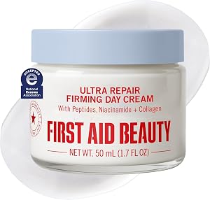 First Aid Beauty Firming Collagen Cream with Peptides + Niacinamide, Anti-Aging Face Moist