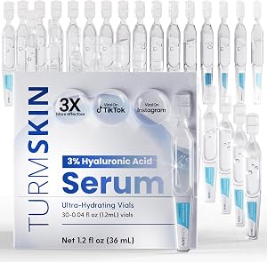 TURMSKIN Hyaluronic Acid Serum Ampoules [ULTRA HYDRATING VIALS] - 3% Hyaluron Booster for