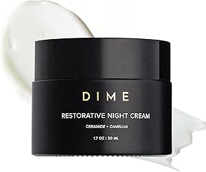 DIME Beauty Restorative Night Cream - Anti-Aging Face Moisturizer with Ceramides, Peptides